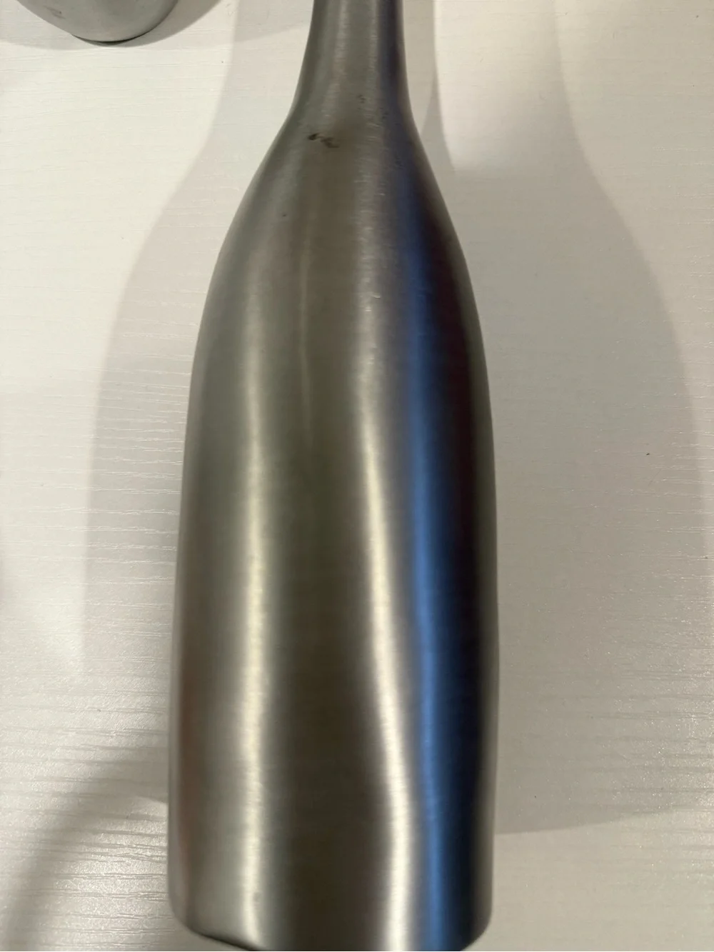 Vintage Silver Metal Decorative Bud Vases - Set of 3